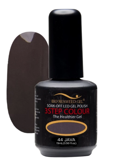 Bio Seaweed Three - Step Gel Polish Shade 44 Java for Professional Nail Art