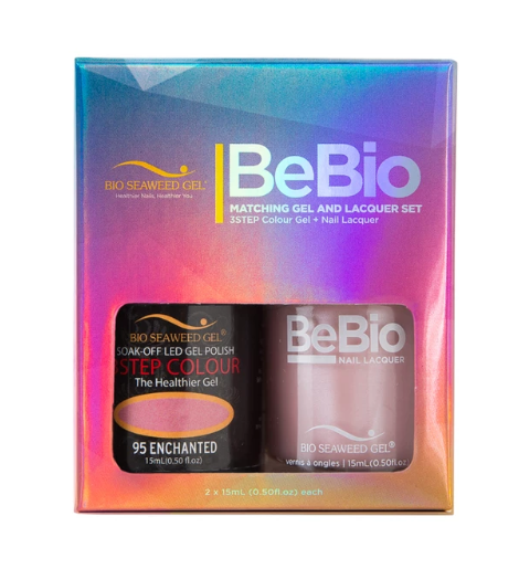 Bio Seaweed Bebio Duo 95 Enchanted: Premium 3 - Step Colour Gel & Lacquer Set
