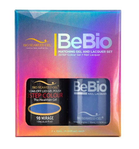 Bio Seaweed Bebio Duo 98 Mirage - Premium 3 - Step Color Gel Polish Set