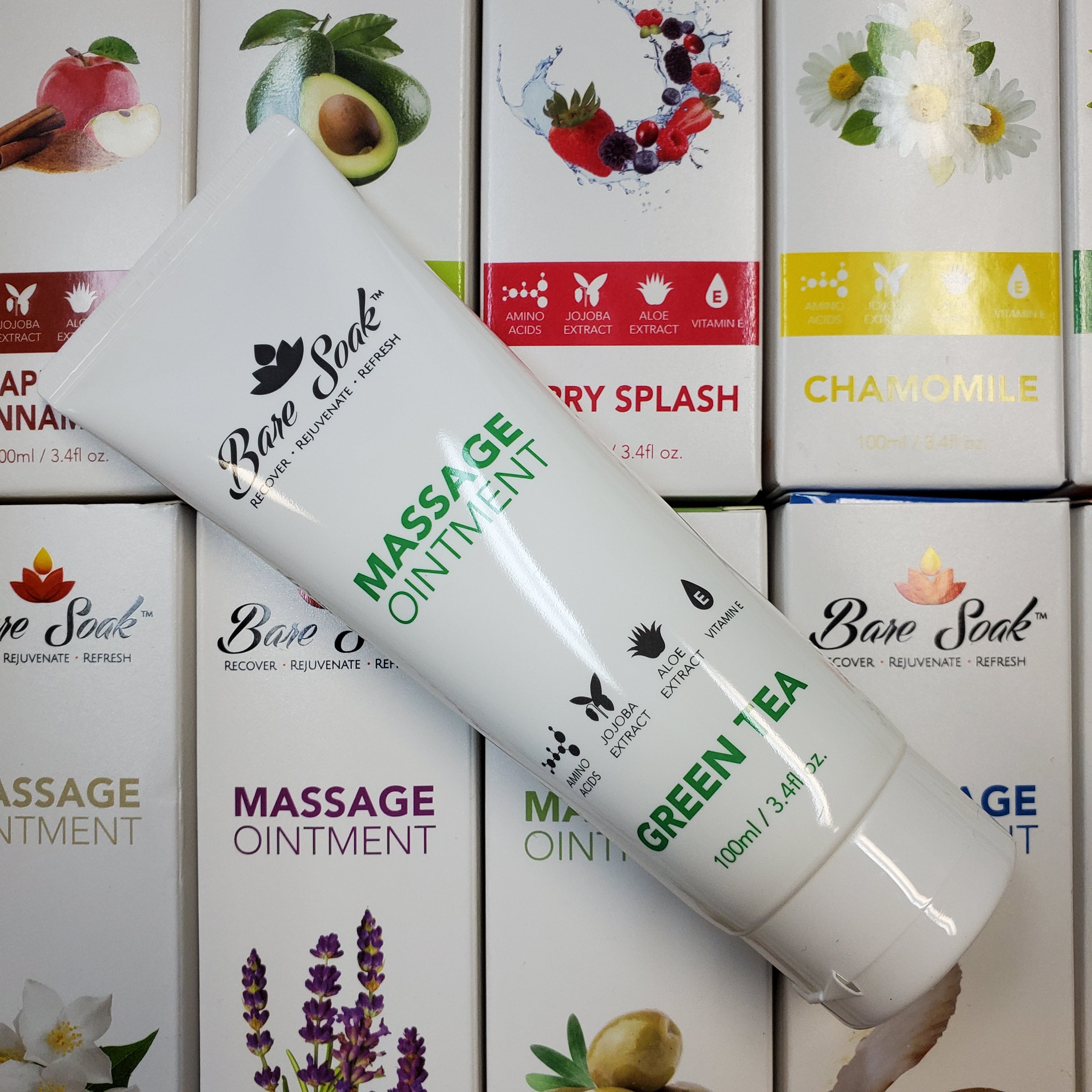 100 mL (3.4 fl oz) Bare Soak Moisturizing Massage Lotion