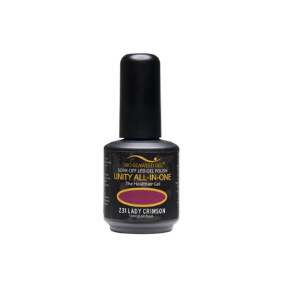 Bio Seaweed Unity All - in - One 15mL Lady Crimson Gel Polish