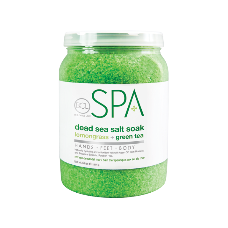 64oz BCL SPA Detoxifying Dead Sea Salt Soak with Lemongrass & Green Tea
