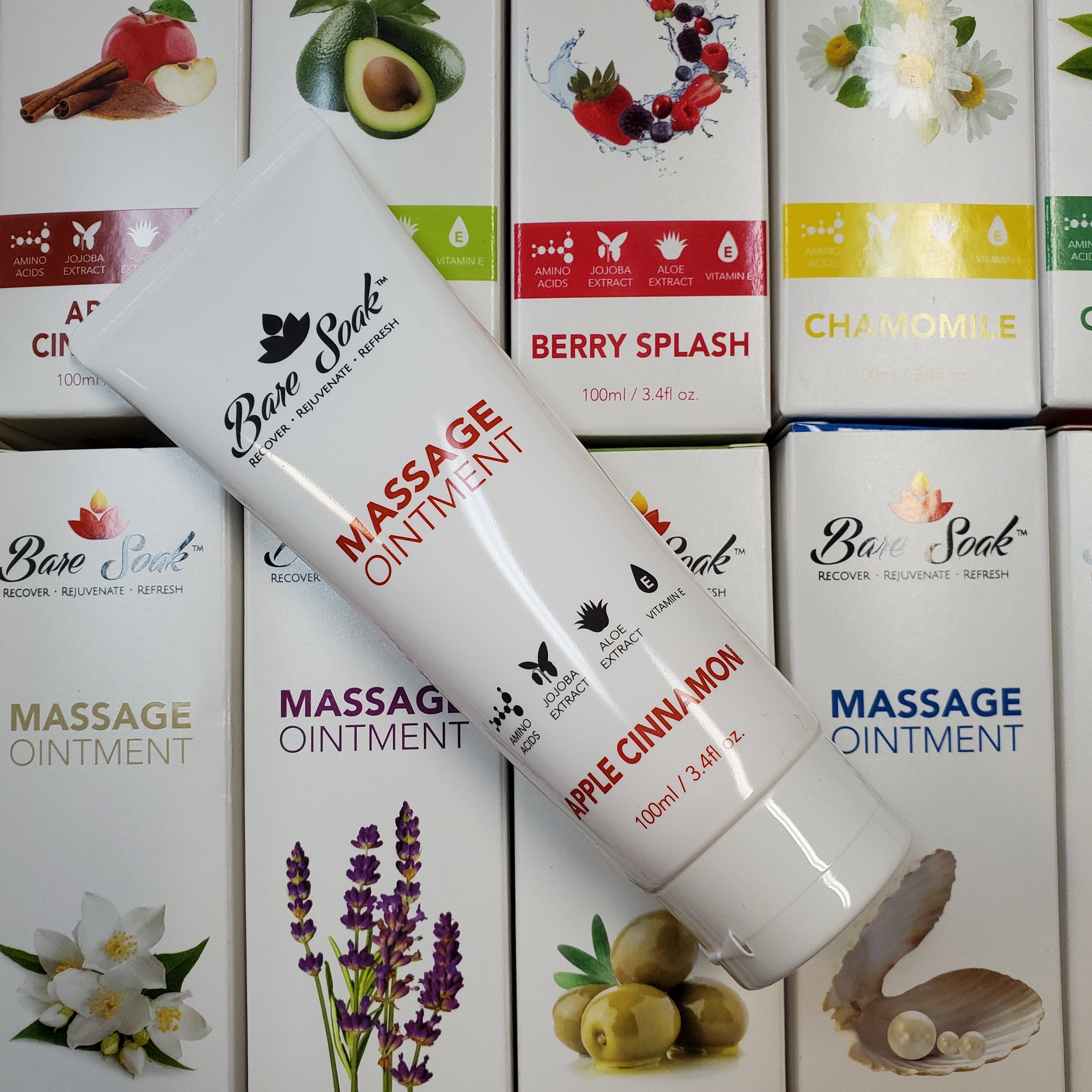 100 mL (3.4 fl oz) Bare Soak Moisturizing Massage Lotion