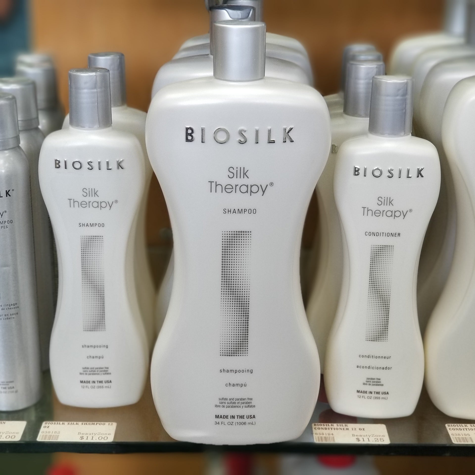 Biosilk Professional Silk Therapy Shampoo - 34 Fluid Ounce Bottle for Both Men and Women