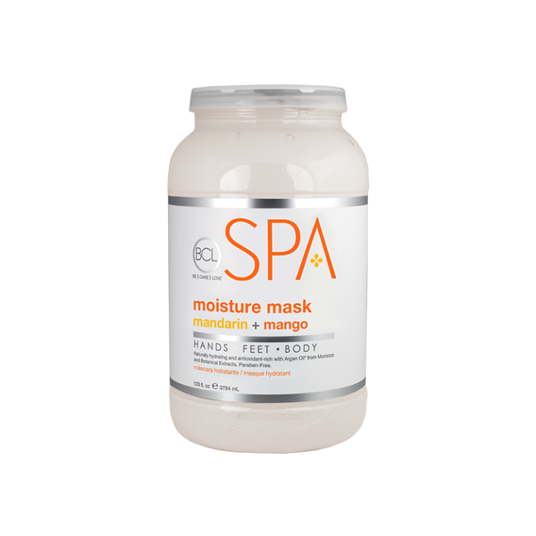 BCL SPA Hydrating Clay Mask with Mandarin and Mango Flavor, 128oz Gallon Size