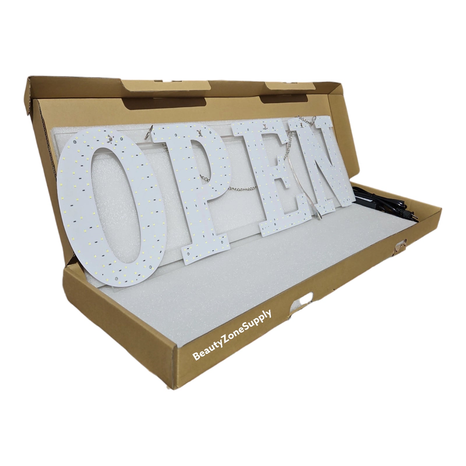 30x10 inches Commercial LED Open Business Sign - Model OP3010