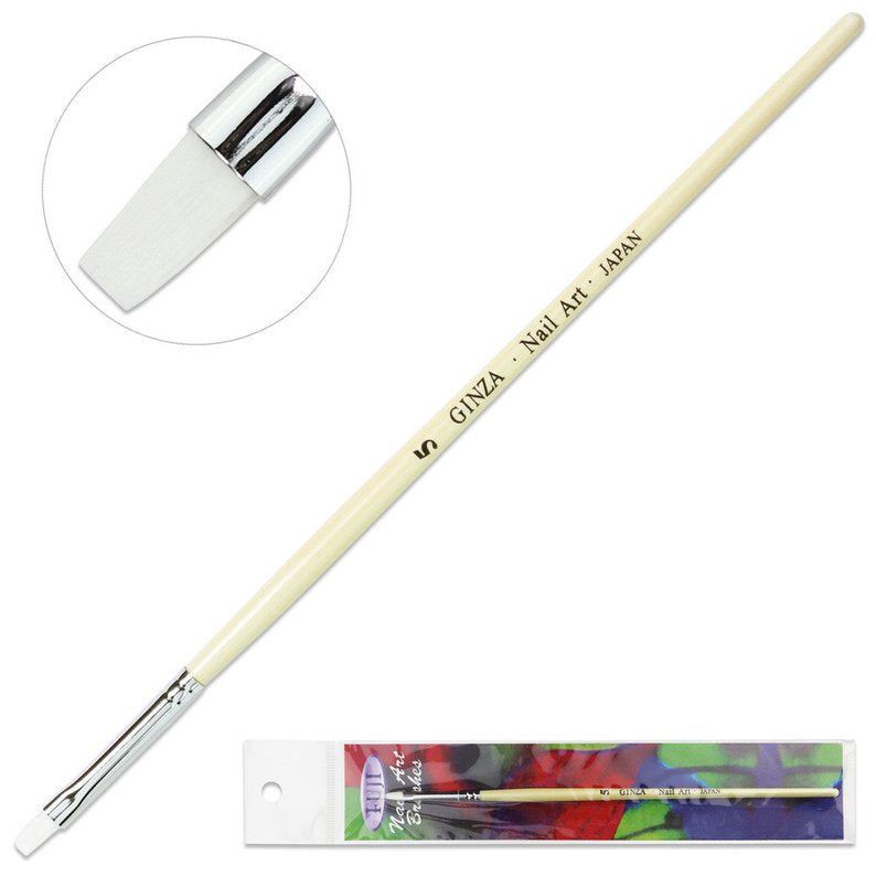Ginza Nail Art Shader Brush - ART#5 Model #6191 for Stunning Nail Designs