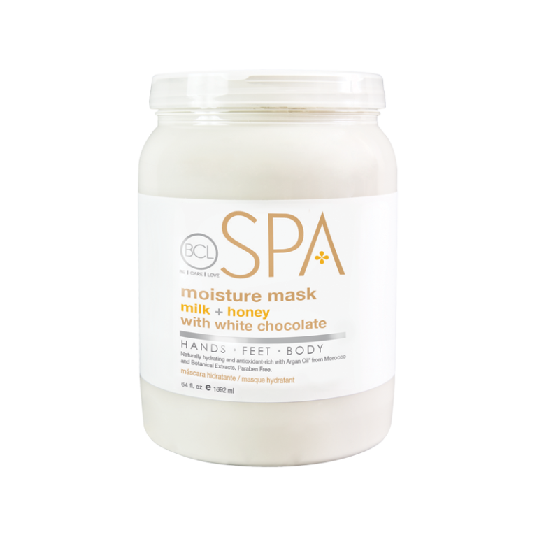 BCL SPA High - End Moisturizing Clay Mask with Milk, Honey and White Chocolate Flavor, 64 Ounce
