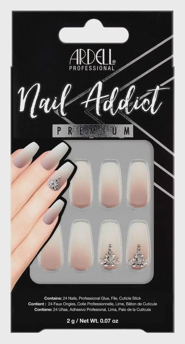 Ardell Premium Press - on Nails for Nail Addicts in a Stunning Rich Tan Ombre Style #54602