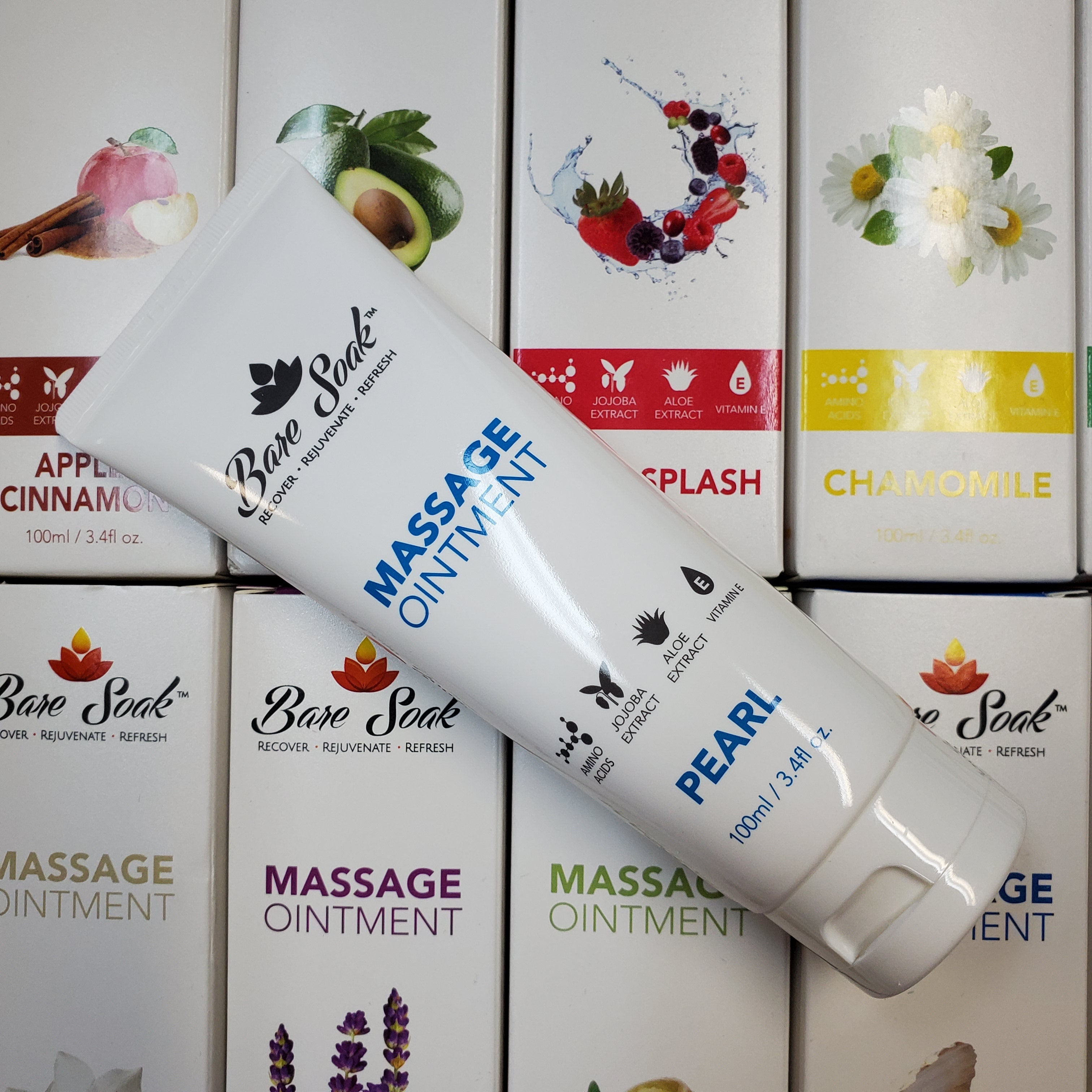 100 mL (3.4 fl oz) Bare Soak Moisturizing Massage Lotion