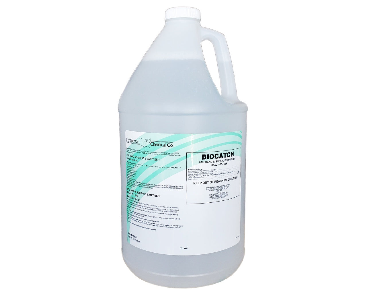 Biocatch EPA - Registered Ready - to - Use Hand & Surface Sanitizer Gallon Refill