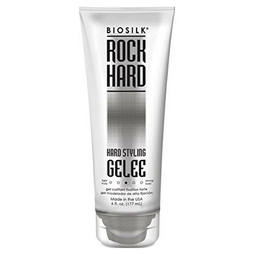 6 oz Biosilk Super Strong Hair Styling Gel for a Rock - Solid Hold