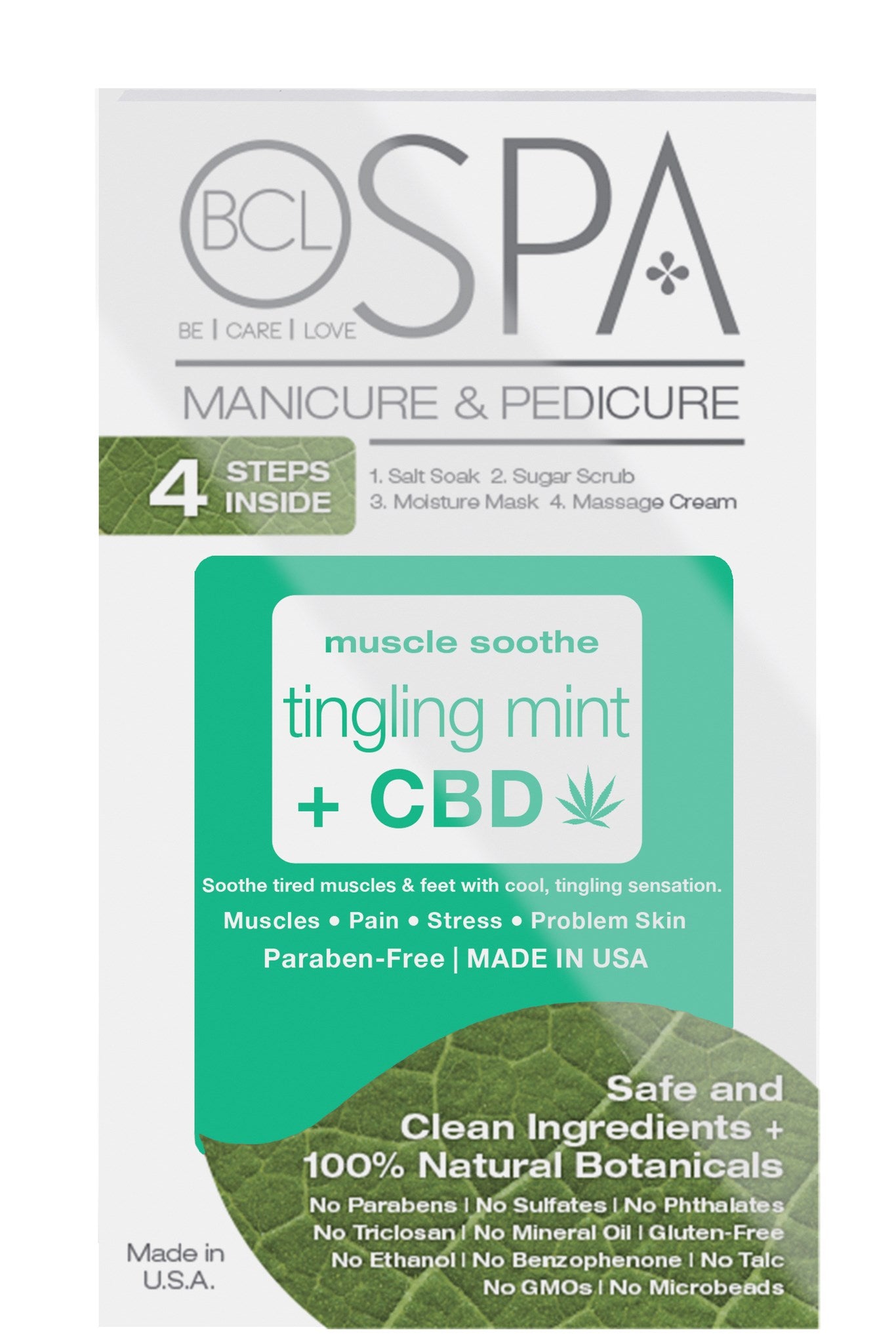 BCL SPA 50 - Piece Set 4 - in - 1 System with Hemp and Tingling Mint