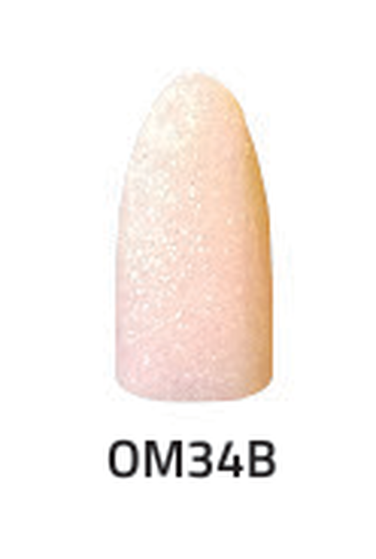 Chisel 2 - ounce Ombre Acrylic and Dipping Powder Set, Code OM34B for Creative Nail Art