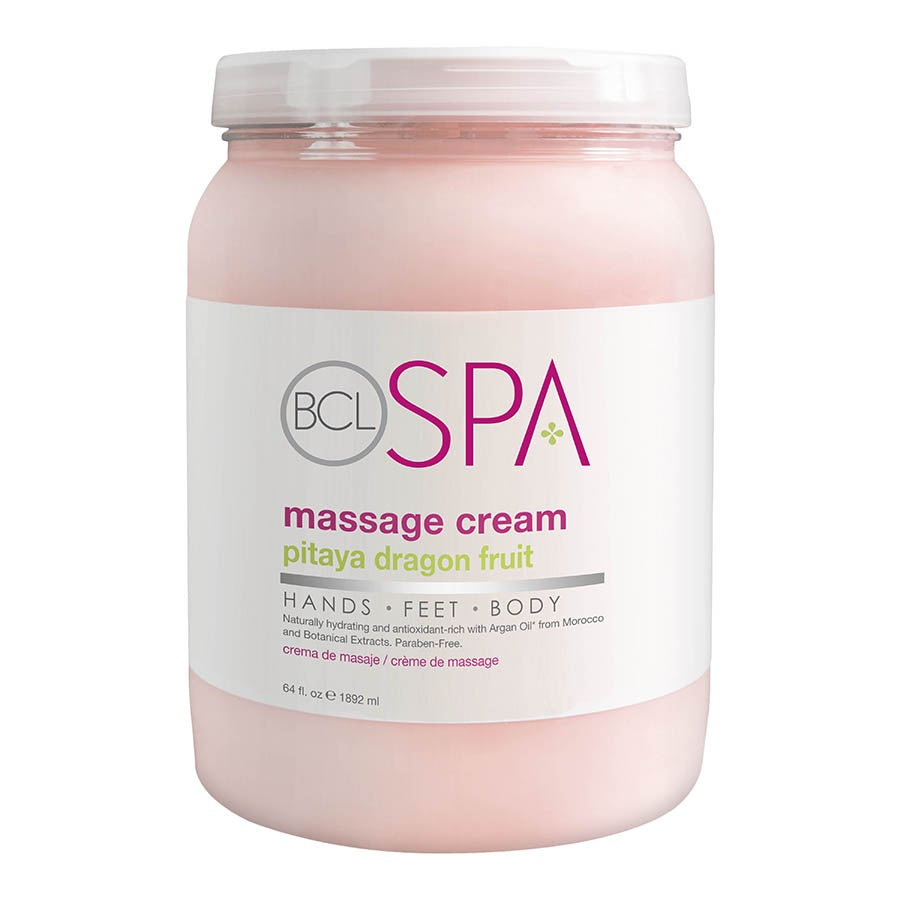 BCL SPA Pitaya Dragon Fruit Massage Cream - 64oz for Firm & Radiant Skin