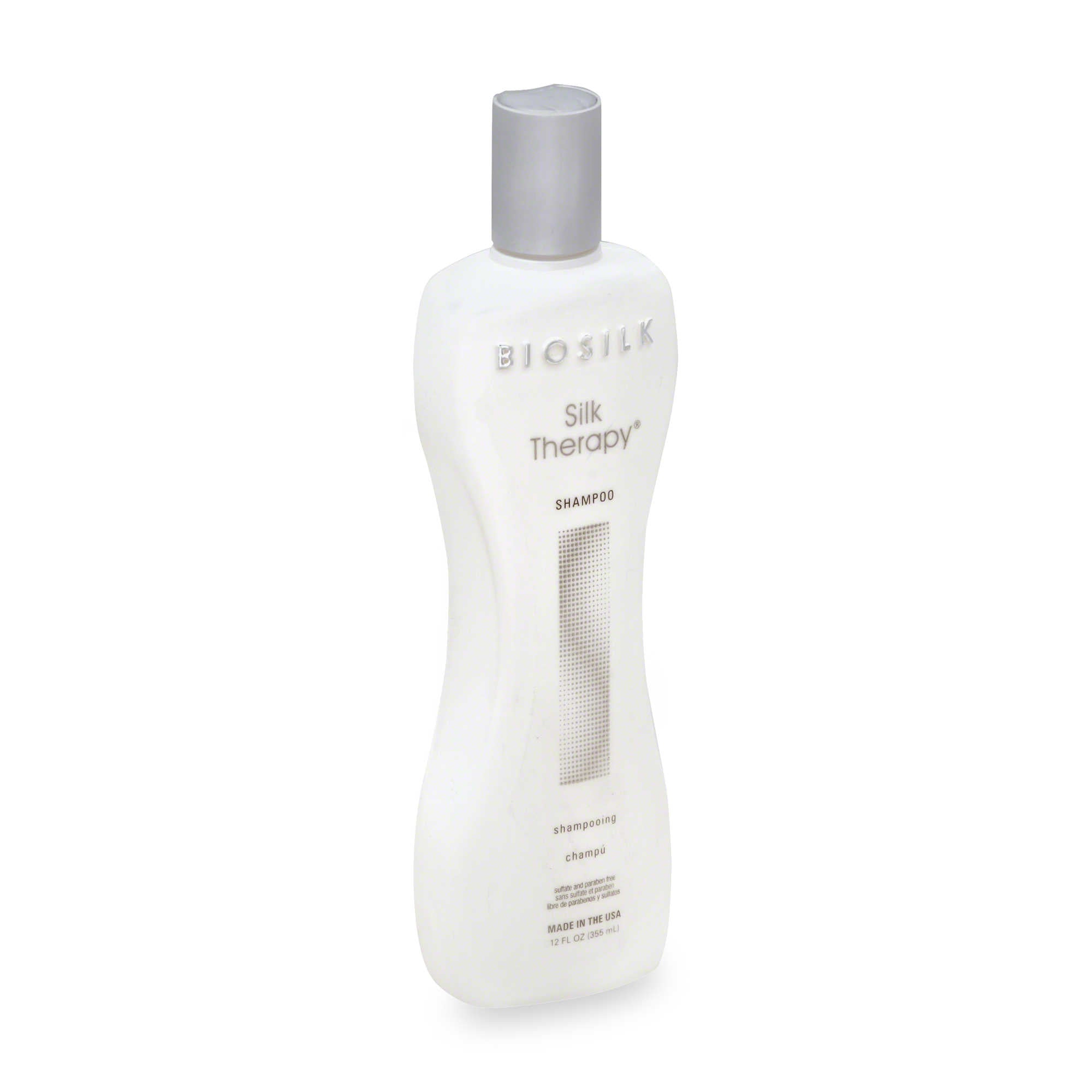 Biosilk Silk Therapy Professional Hair Shampoo, 12 Ounce Bottle (#BSSTS12)