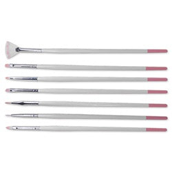 High - Quality 7 - Piece Nail Art Brush Collection DL - C340 for Nail Decoration