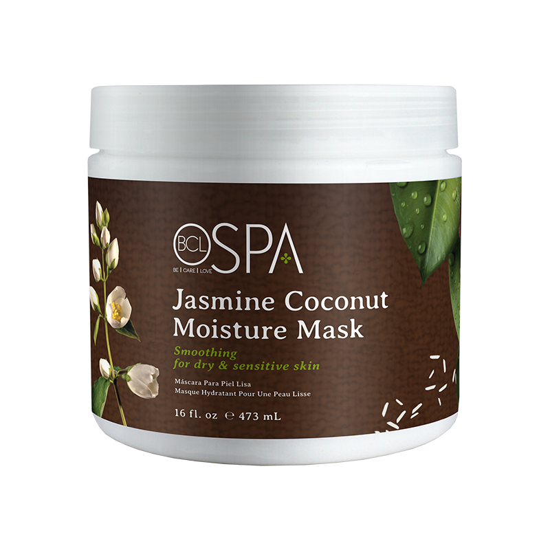 BCL SPA Jasmine Coconut Moisturizing Clay Mask for Hands, Feet, and Body - 16 Ounces