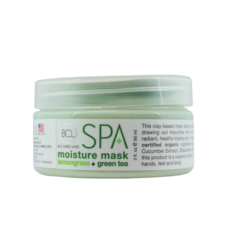 BCL SPA Hydrating Clay Mask with Lemongrass and Green Tea Extract - 3 Ounce