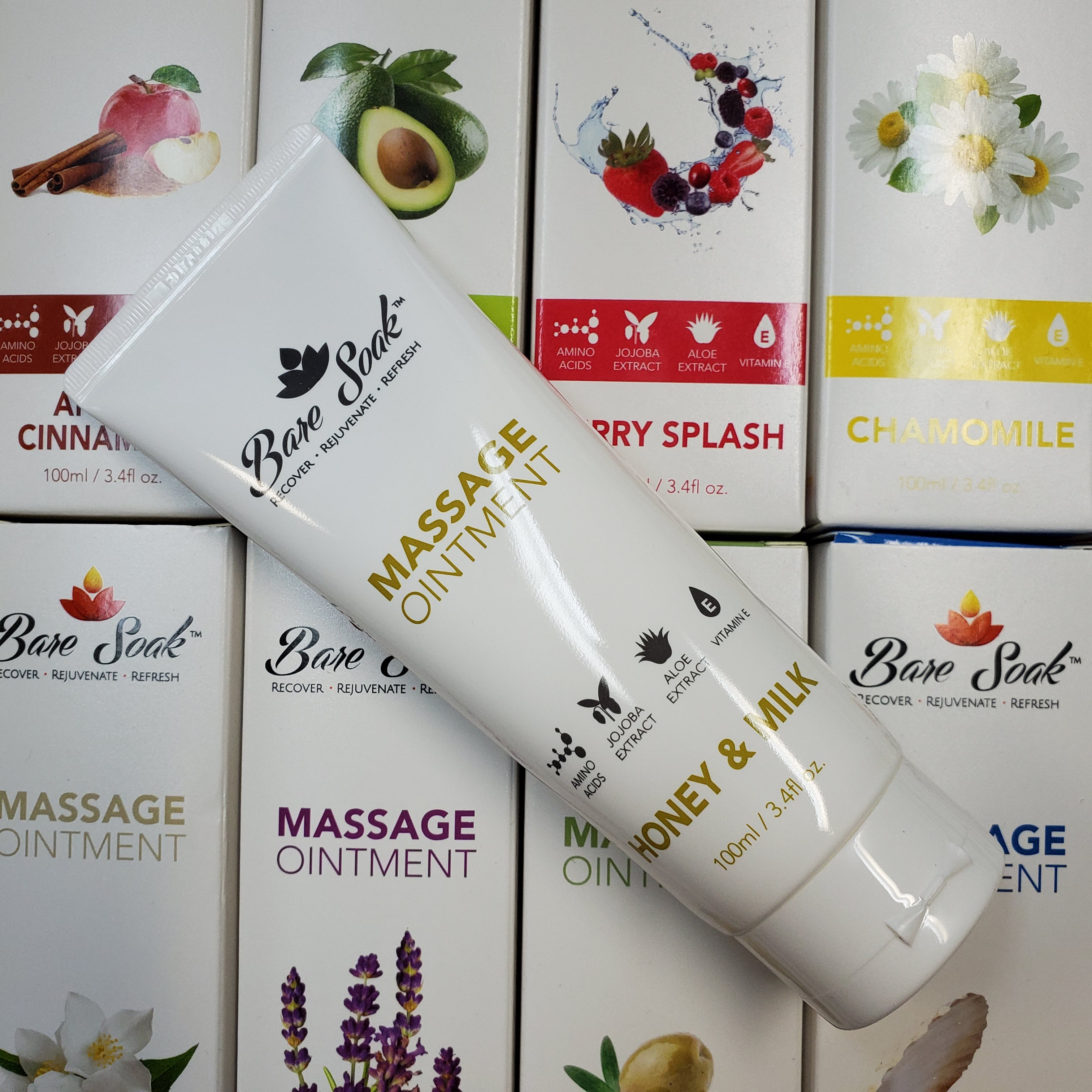 100 mL (3.4 fl oz) Bare Soak Moisturizing Massage Lotion