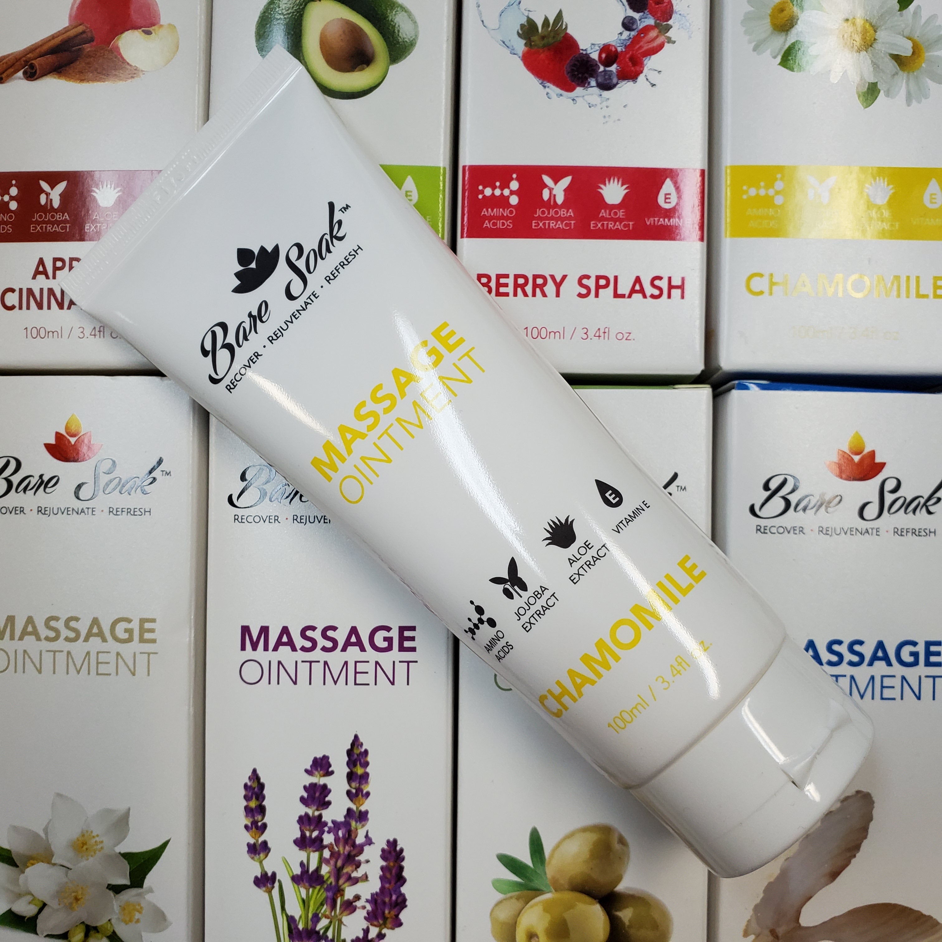 100 mL (3.4 fl oz) Bare Soak Moisturizing Massage Lotion