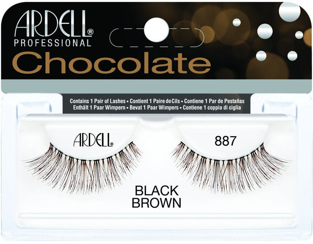 Ardell Chocolate Strip Lashes - Style #887 for Stunning Eyes