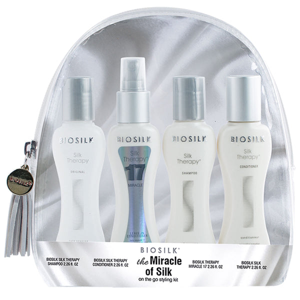 Biosilk Silk Miracle Travel Kit Set of 4, 2.26 oz Each