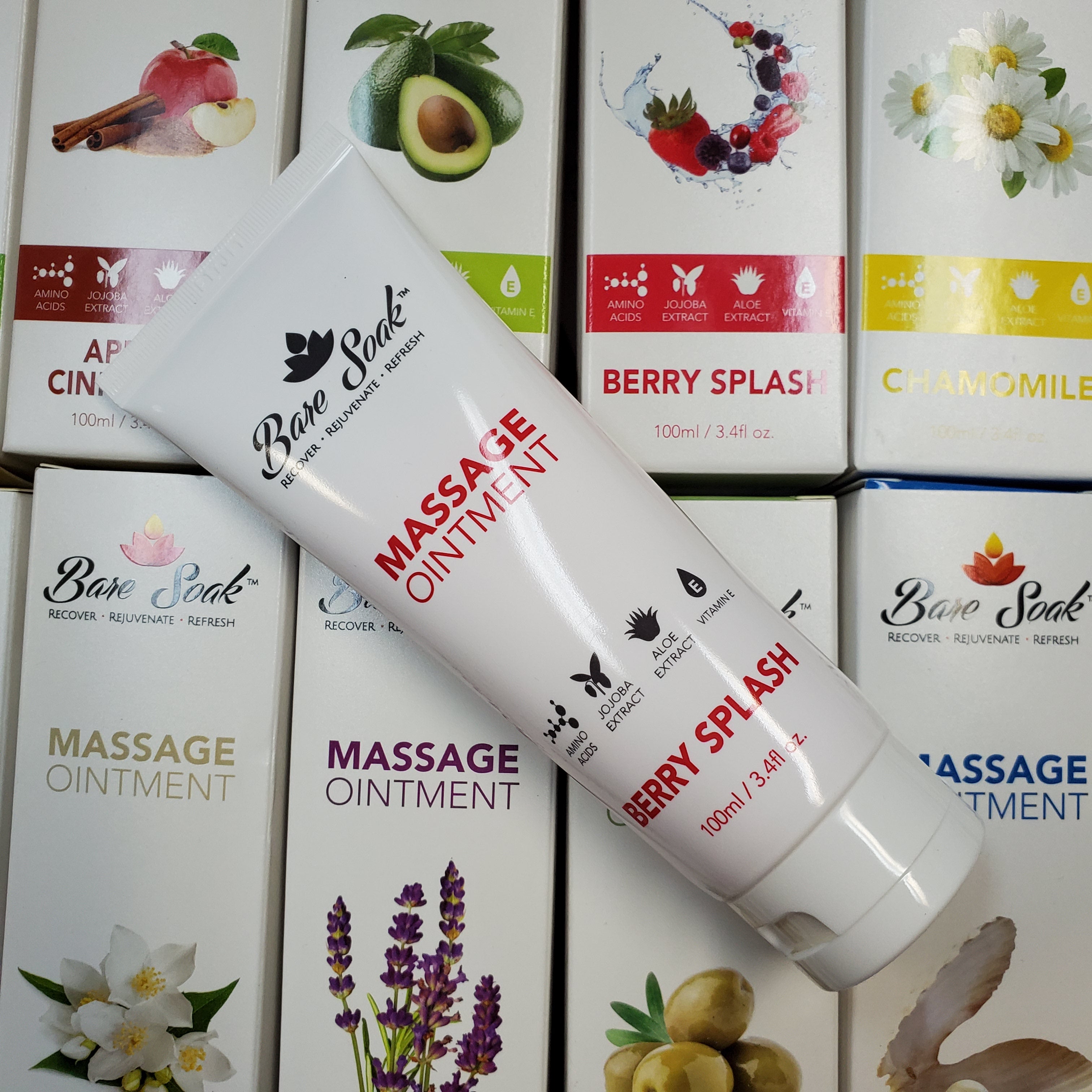 100 mL (3.4 fl oz) Bare Soak Moisturizing Massage Lotion
