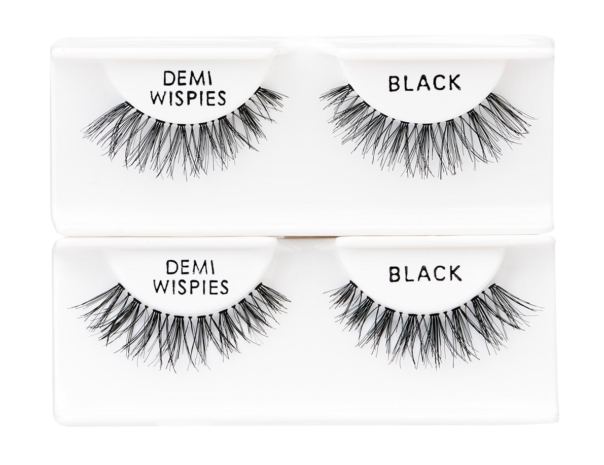 Ardell 6-Pack of Natural Demi Wispies Style Black Strip Eyelashes #60066