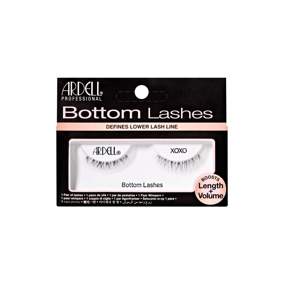 Ardell Strip Eyelash Baby Bottom Lashes for Stunning Look XOXO #36686