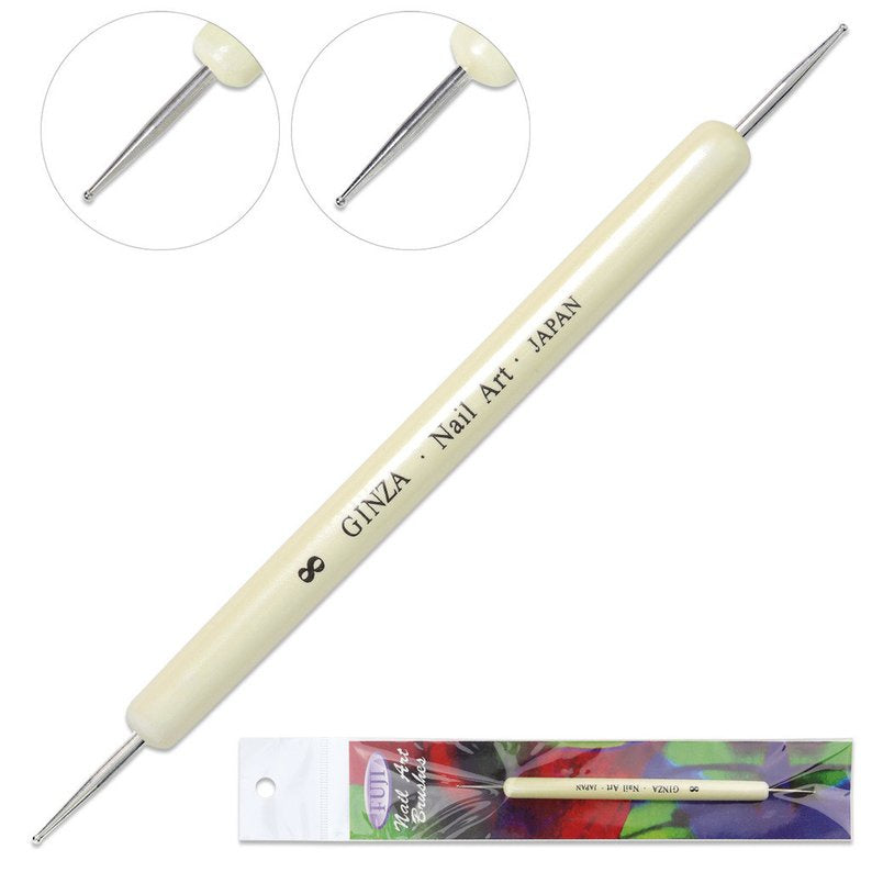 Ginza #8 Double-Sided Nail Art Marbling Brush #6195