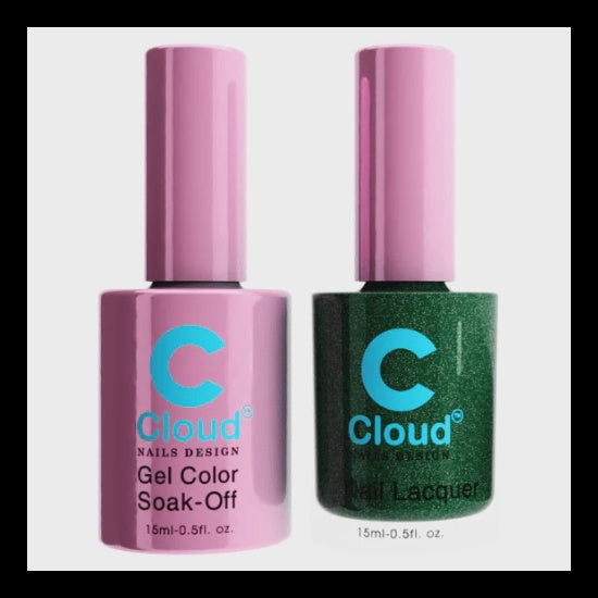 Chisel Cloud Duo Set: High - quality Gel Polish and Traditional Lacquer from Florida Collection, Shade #101
