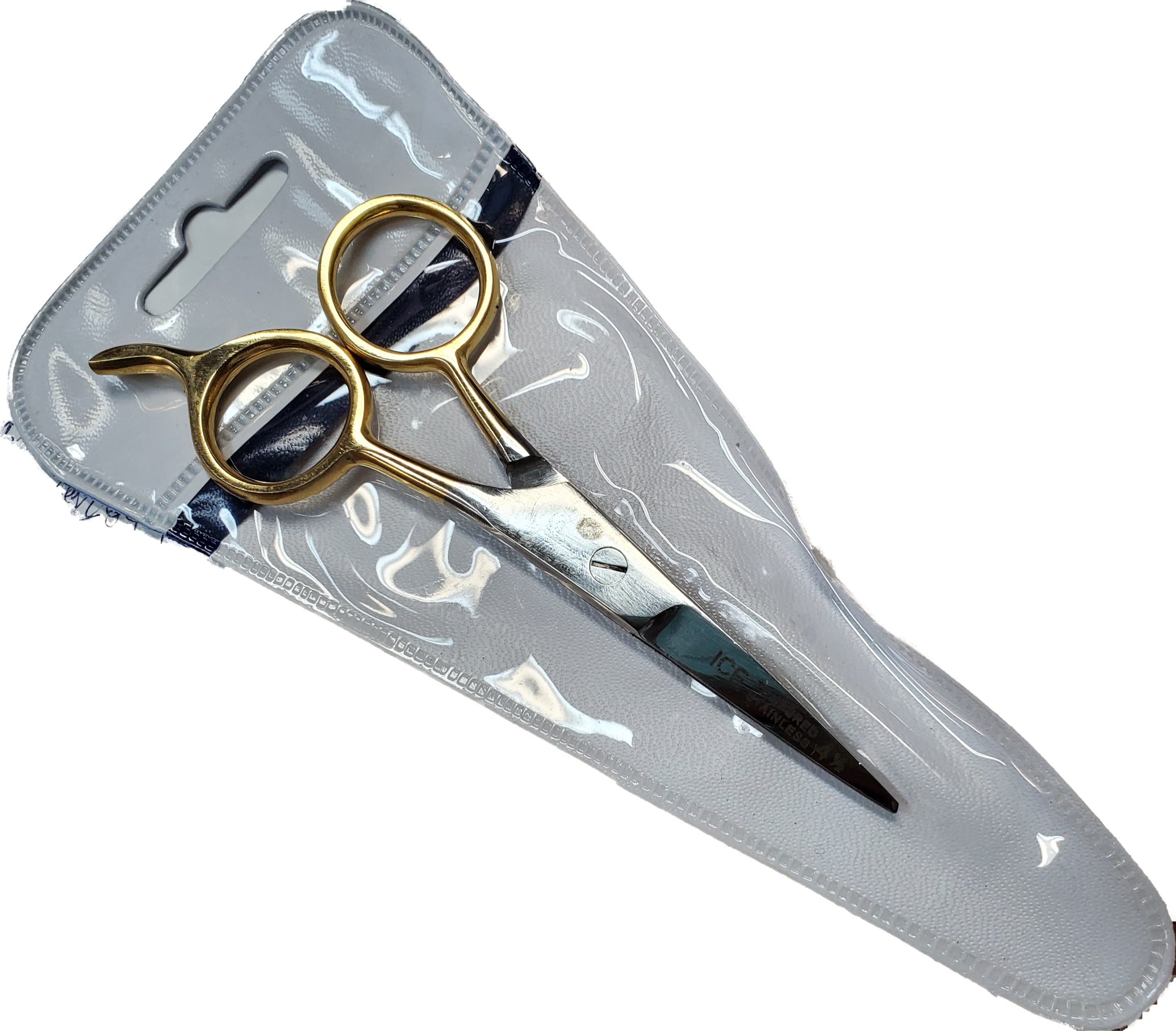 4 1/2 Inch Gold-Handled Barber Scissors - Model #5954