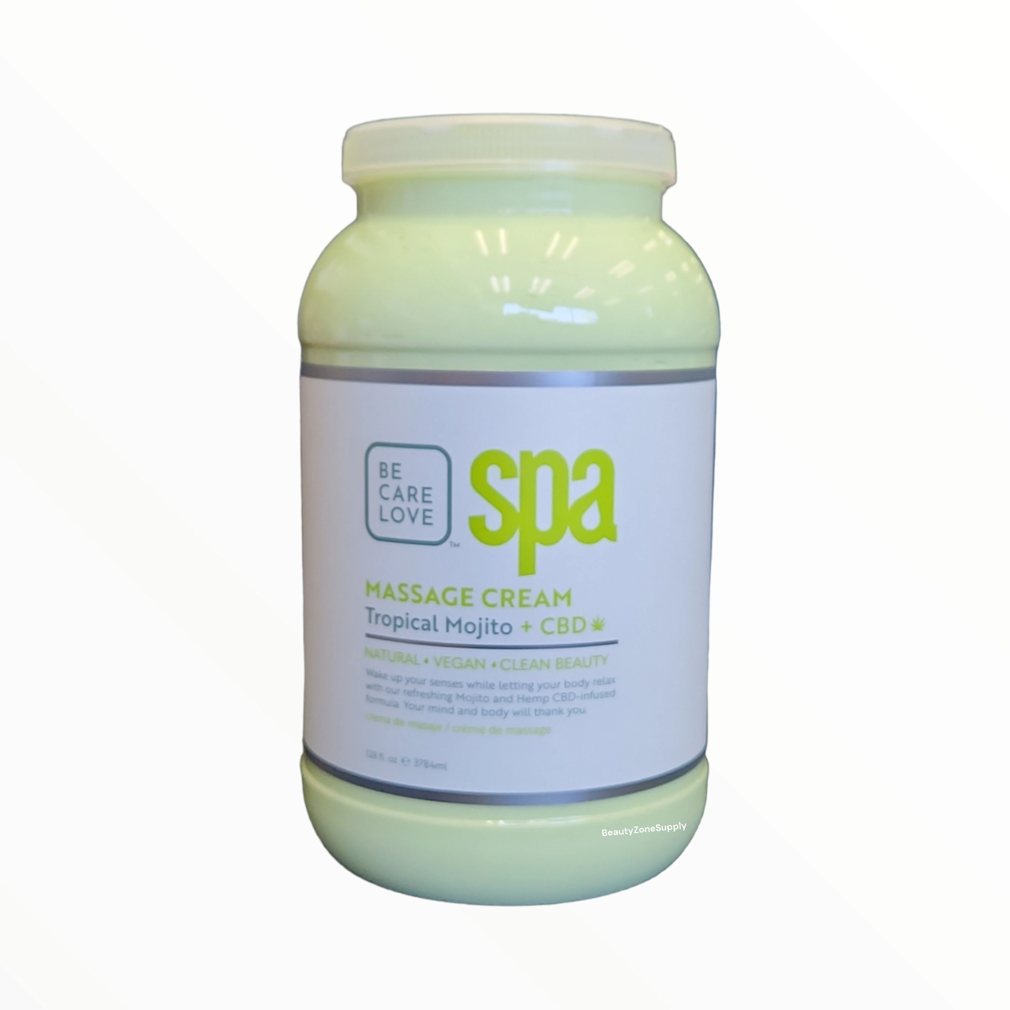 BCL SPA Gallon - Mojito Mint Scented Massage Cream #SPA56876