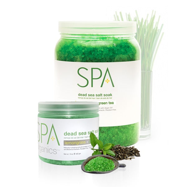 BCL SPA Gallon Dead Sea Salt Soak with Lemongrass and Green Tea