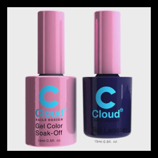 Florida #113 Chisel Cloud Duo: High - quality Gel & Matching Lacquer