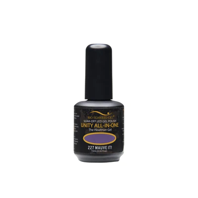 Bio Seaweed Unity All - in - One Mauve Gel Polish 227 for Quick Application