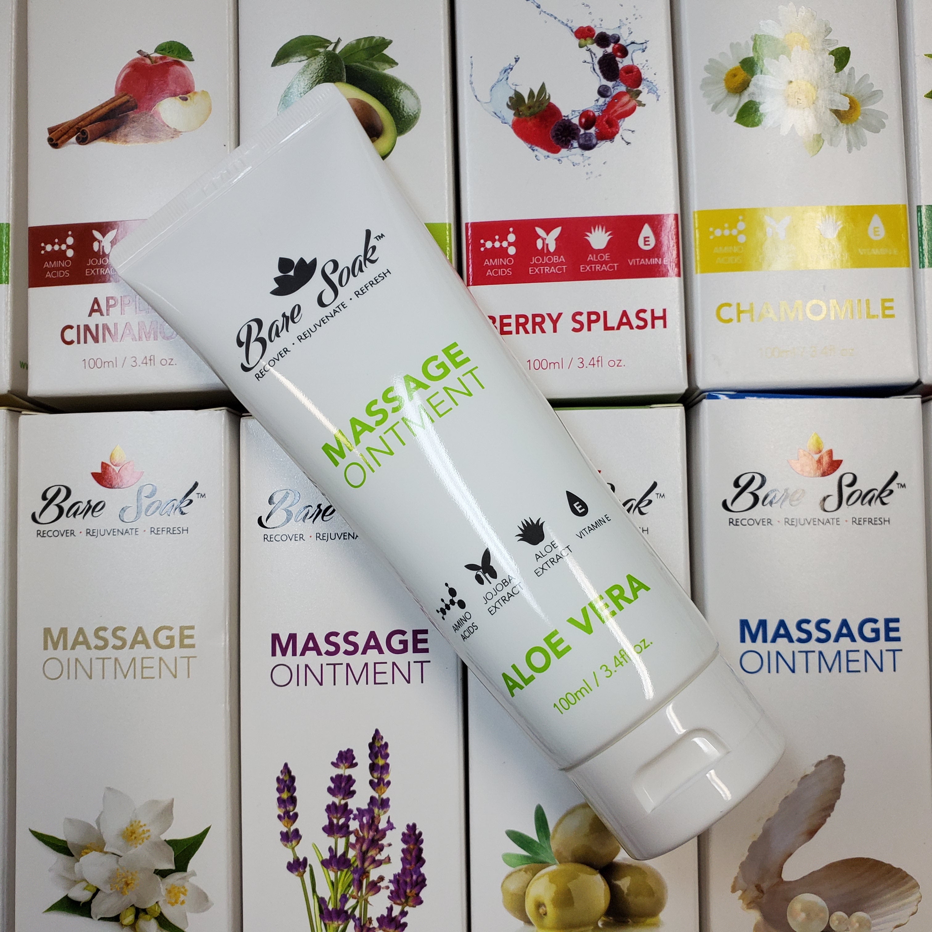 100 mL (3.4 fl oz) Bare Soak Moisturizing Massage Lotion