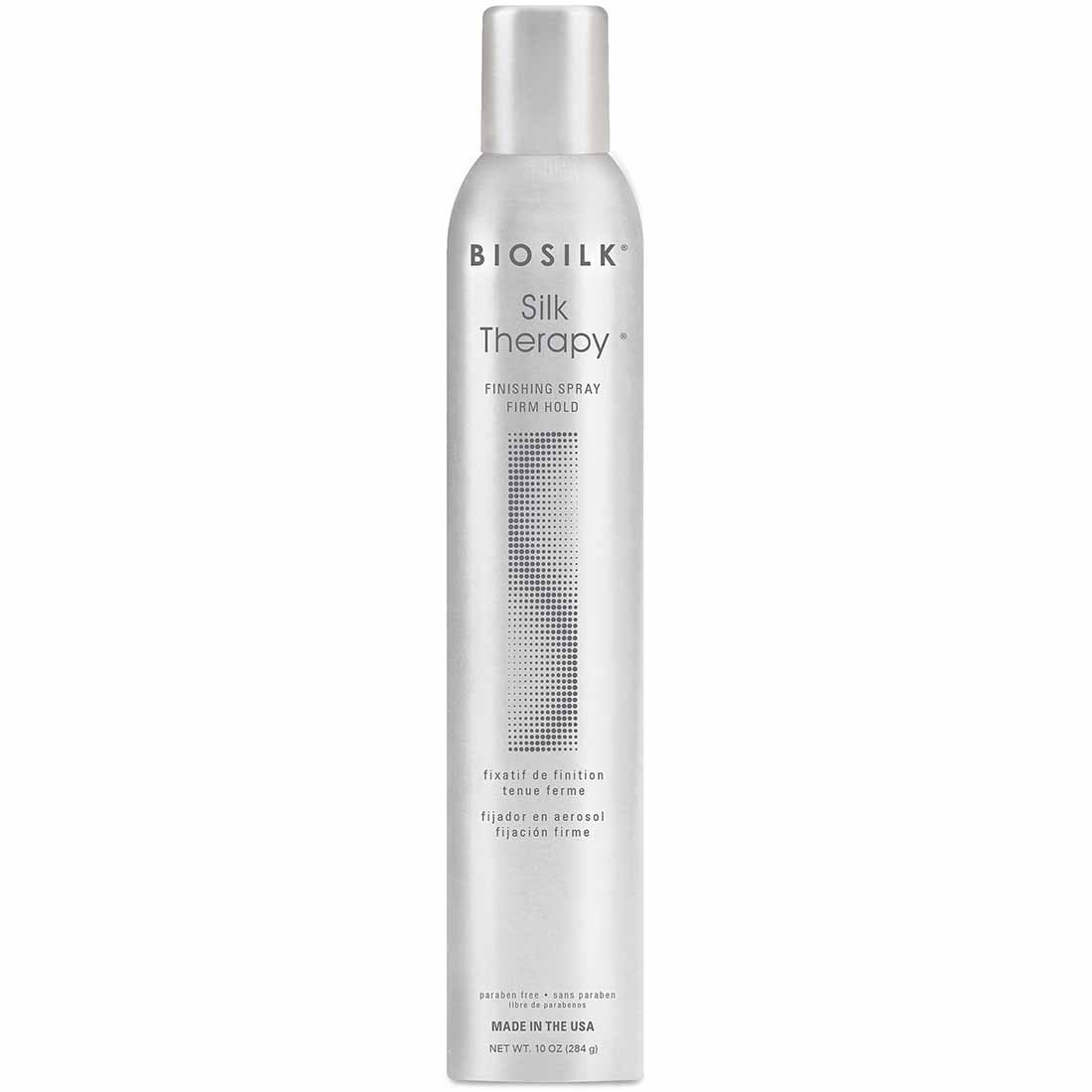 BioSilk 10 oz Silk Therapy Finishing Spray with Firm Hold #BSSFH10