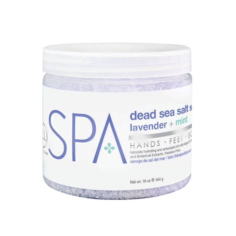 BCL SPA 16oz Dead Sea Salt Soak with Relaxing Lavender and Refreshing Mint