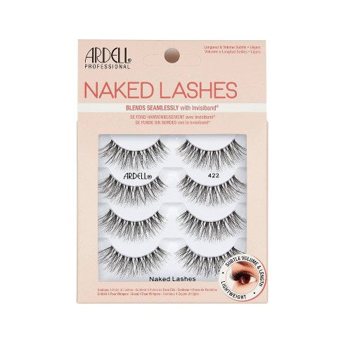 Ardell 4 - pack Naked Strip Lashes Style 422 #69872