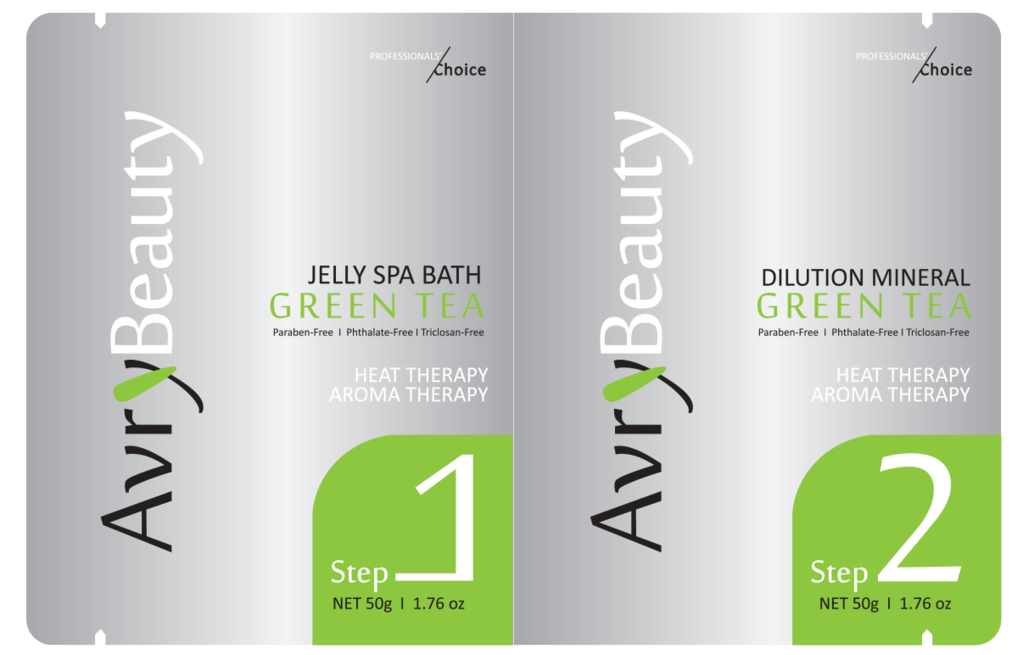 Avrybeauty 30 - Set Green Tea Jelly Spa Pedicure Bath Box