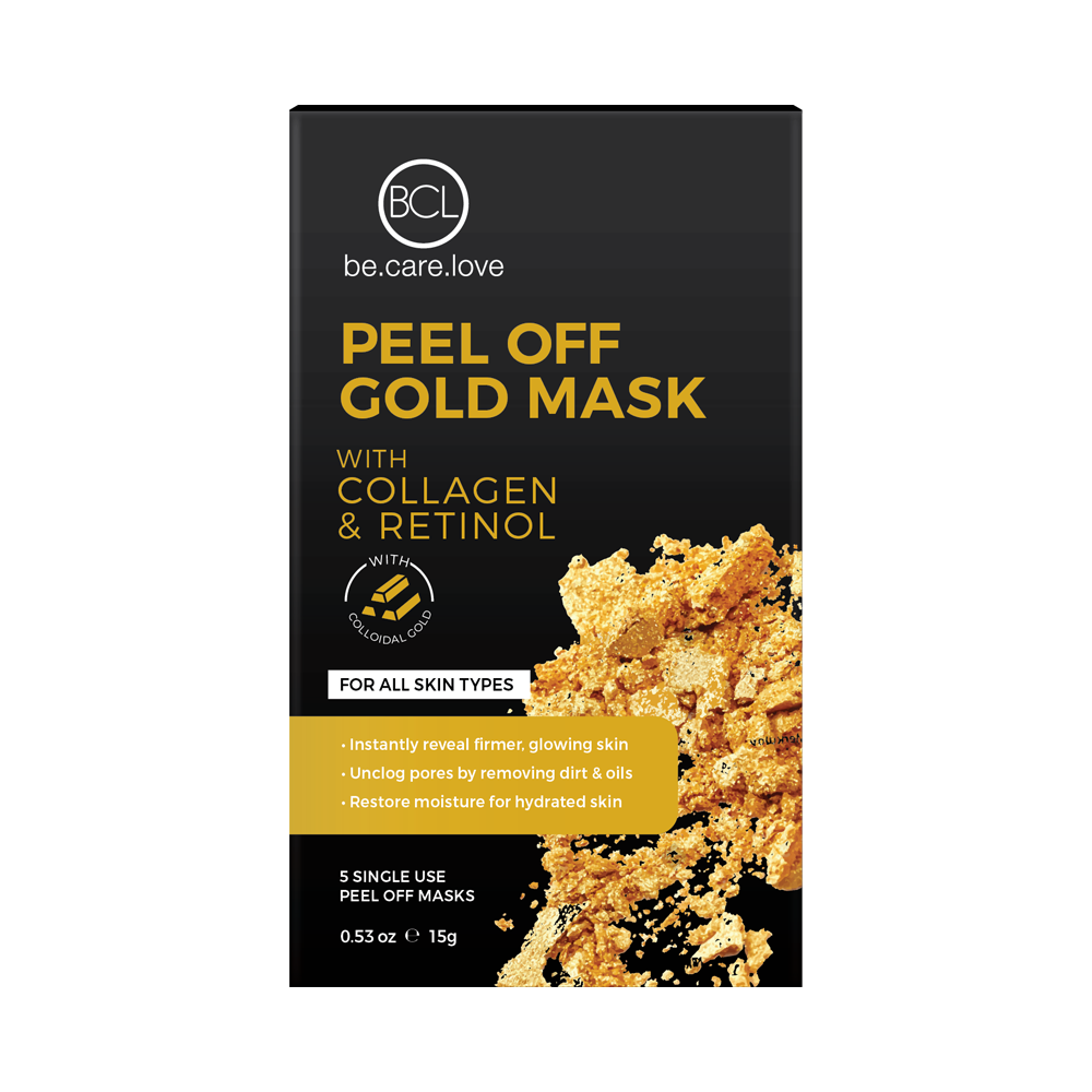 BCL Luxury Gold Facial Peel-Off Sheet Mask - BCL69949 for Instant Skin Illumination and Firming