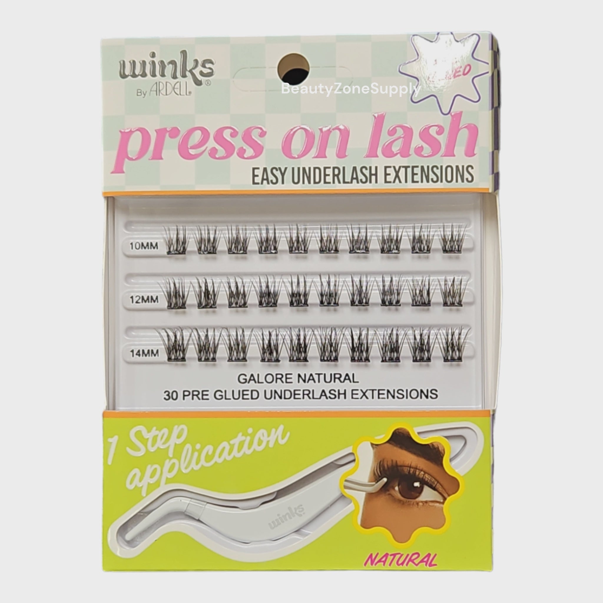 Ardell 30-Piece Press-On Winks with Natural Look and Applicator Set #32266
