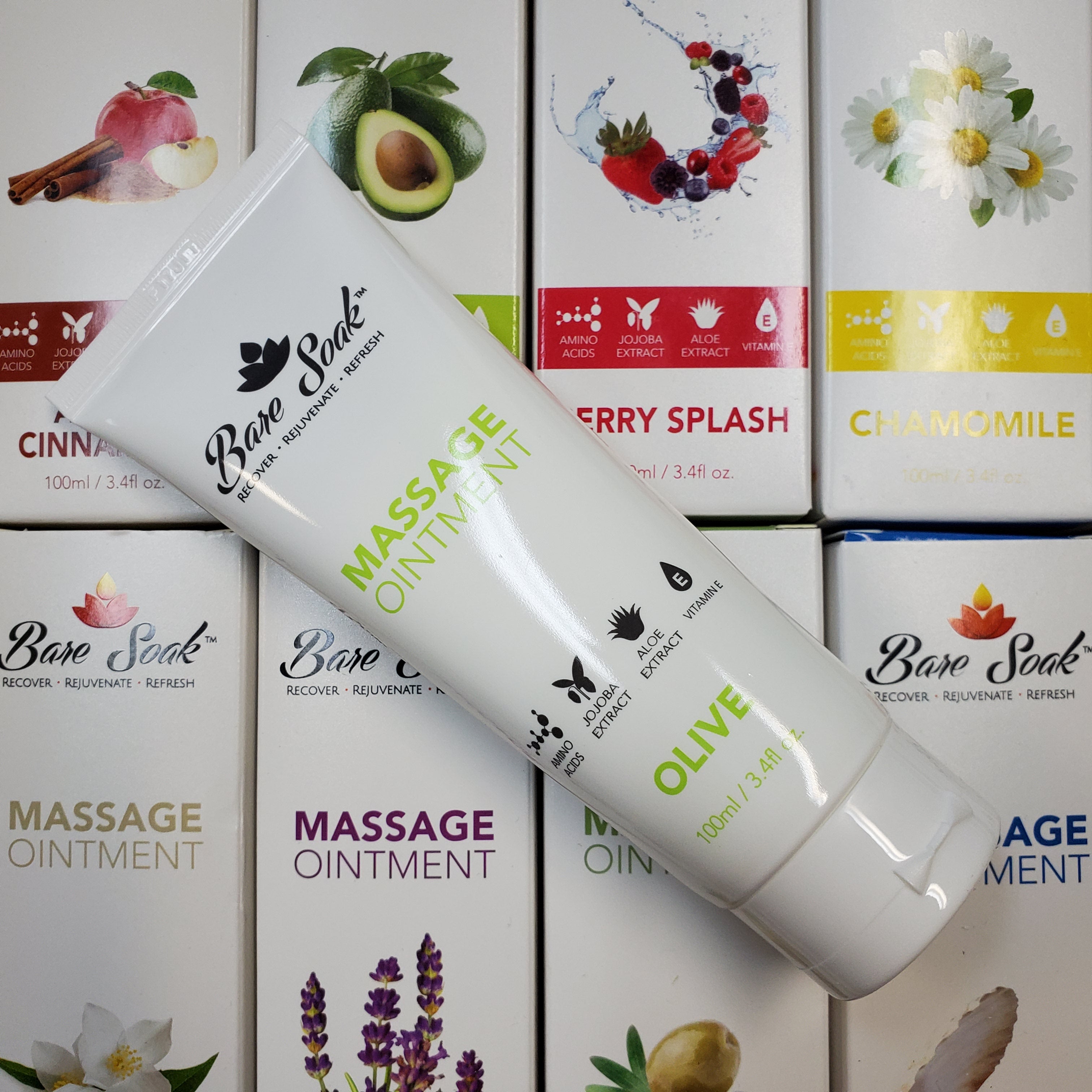 100 mL (3.4 fl oz) Bare Soak Moisturizing Massage Lotion