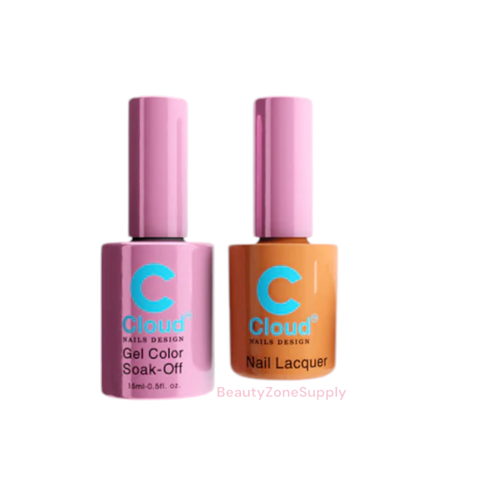 Chisel Florida Collection Cloud Duo Set: High - Quality Gel Polish and Matching Traditional Lacquer #074