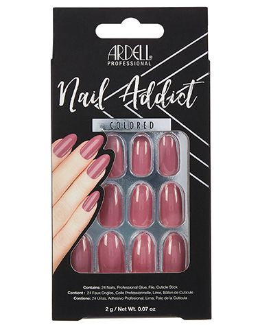 Ardell Nail Addict Solid Press - on Nails in Sweet Pink Style #63833