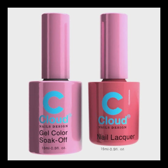 Florida Collection Chisel Cloud Duo: High - Quality Gel & Matching Lacquer #112