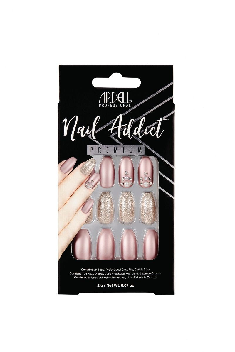 Ardell Premium Press - on Nails, Metallic Lilac Pearl Style #62111