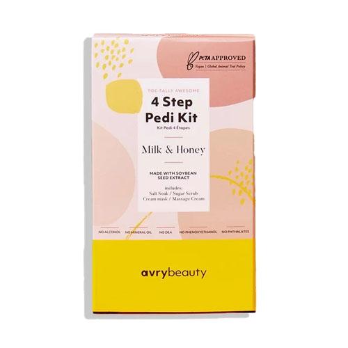 Avrybeauty 4-in-1 Pedicure Milk and Honey Treatment Case with 50 Packs #AB115MKH